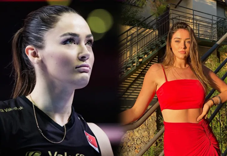 Milli voleybolcu Zehra Güneş’ten kırmızı mini şov! Süper mini elbisesi görenleri mest etti! Gelen mesajlar olay!