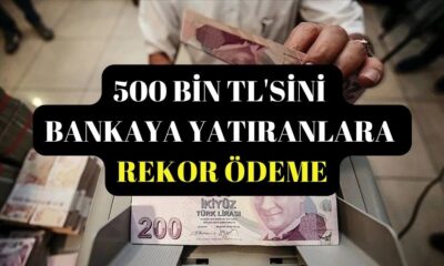 Mevduat Faiz Oranları Rekor Seviyelere Ulaştı: 500 Bin TL'nin 32 Günlük Faiz Getirisinde Yeni Rekor