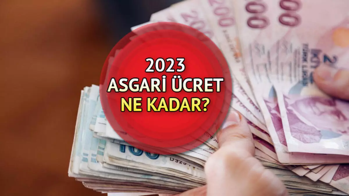 İşte yeni asgari ücret!2023 asgari ücret zammı belli oldu! Asgari ücret yüzde kaç zamlandı?