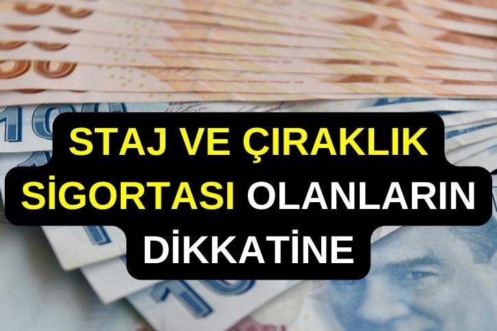 Staj ve çıraklık sigortası olanlar için SGK tablosu açıklandı! Erken emeklilik için 2000 sayılı yasa kapsamında yeşil ışık yakıldı! Kısa vadeli sigorta kolu için EYT primine dikkat!