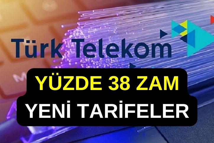 Türk Telekom Ücretlerine Yüzde 38 Zam! İşte Zamlı Tarifeler Şu Şekilde