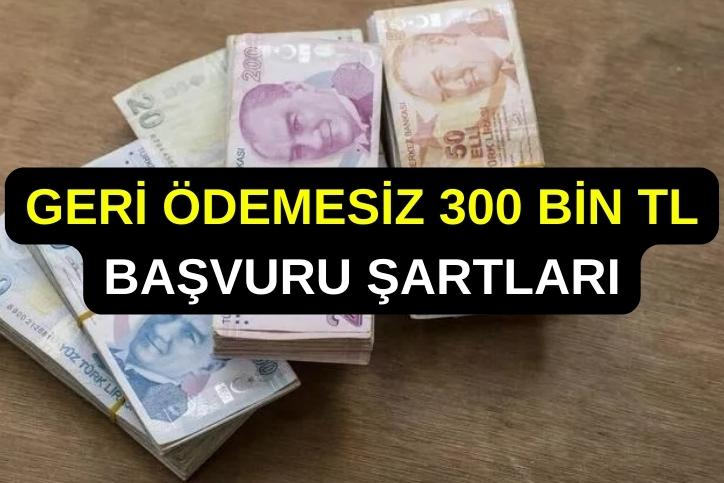 Devletten 300 Bin TL Geri Ödemesiz Destek! Başvuru Şartları