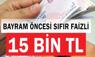 Faizsiz 15.000 TL kredi! İhtiyacı olanlar hemen başvurabilir!