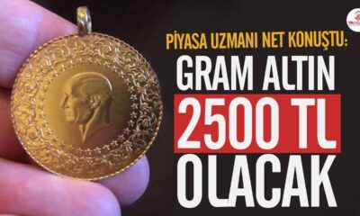 Gram altın 2500 TL olur mu? Tarih vererek açıkladı