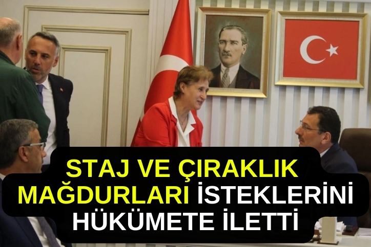 AK Parti'ye Staj ve Çıraklık Mağdurlarından Sorunları İçeren Dosya! Haklarını İstiyorlar