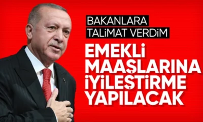 Emeklilere müjde Cumhurbaşkanı Erdoğan'dan geldi!