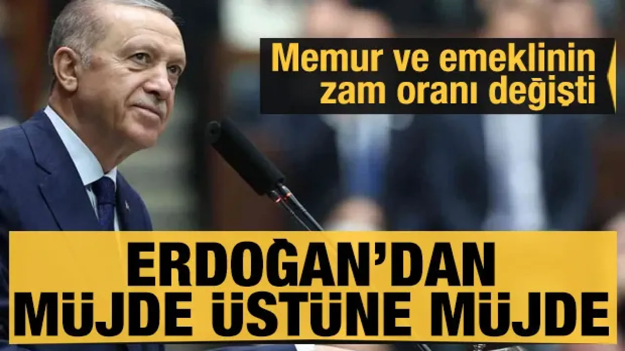 Cumhurbaşkanı Erdoğan'dan memur ve emekliye müjde: “Emekliliklerimize verdiğimiz sözleri yerine getireceğiz"