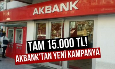 Akbank'tan 15.000 TL Faizsiz Kredi! Acil paraya İhtiyacı olanlara! İŞTE BAŞVURU ŞARTLARI