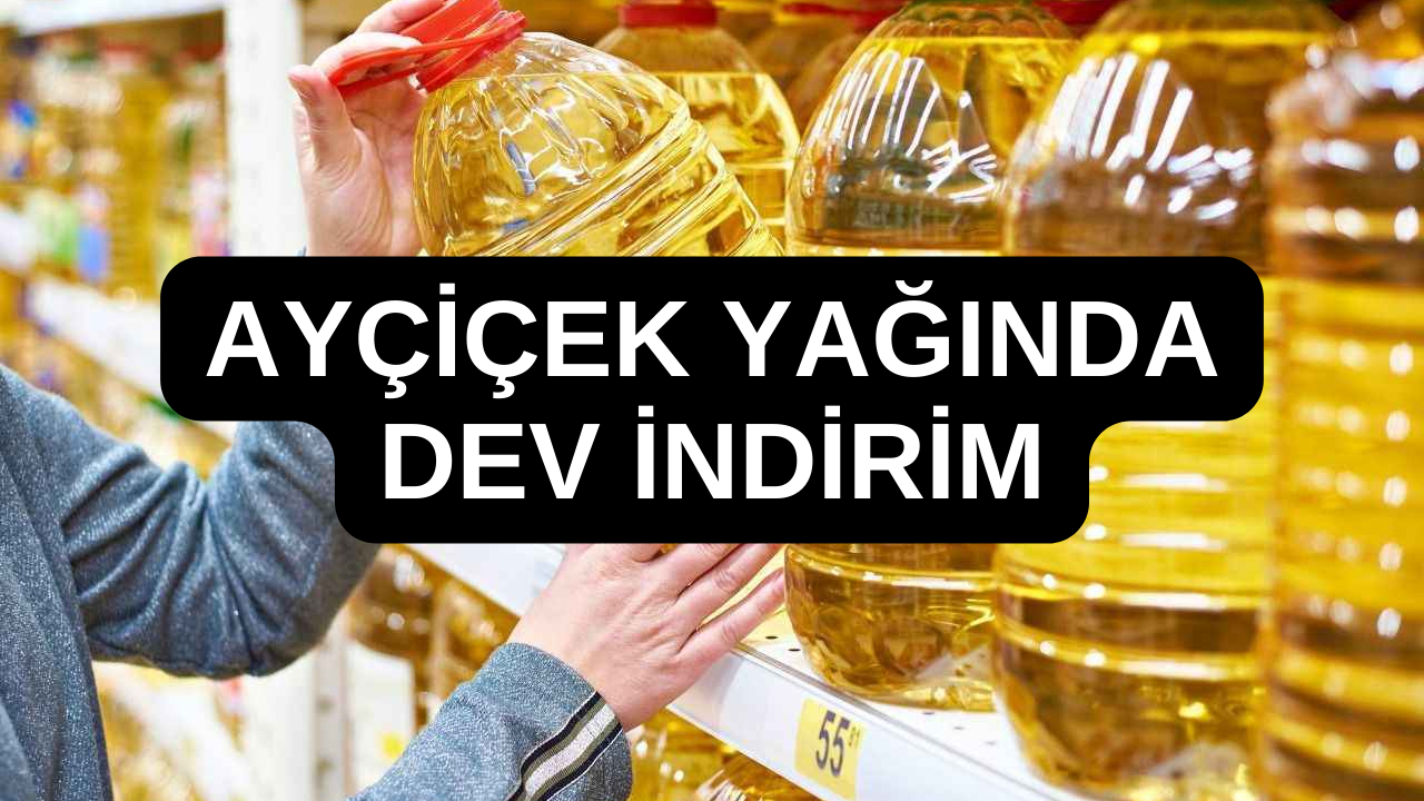 Ayçiçek Yağında Büyük Zamdan Önceki Son Fırsat! O Markette 5 LT Ayçiçek Yağı 130 TL'ye Satılıyor! En Ucuz Ayçiçek Yağı