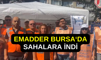EMADDER Bursa'da sahaya indi! Mihriban Uğurlu'dan FLAŞ açıklama