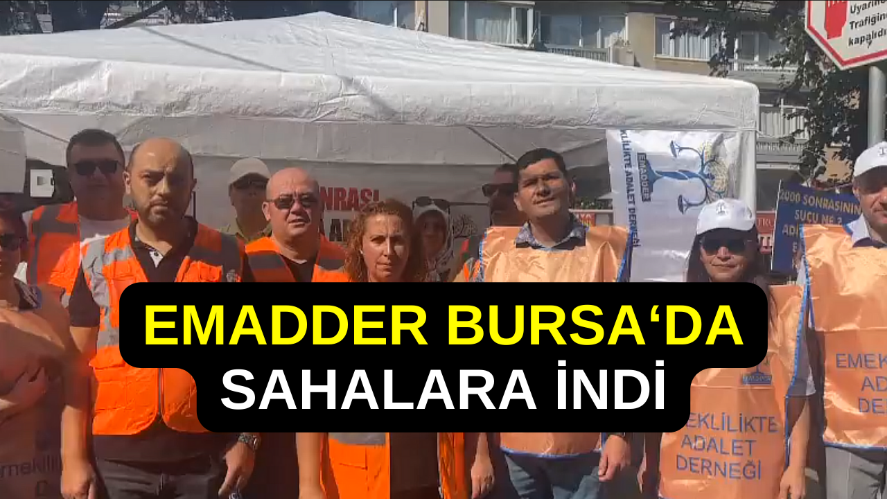 EMADDER Bursa'da sahaya indi! Mihriban Uğurlu'dan FLAŞ açıklama