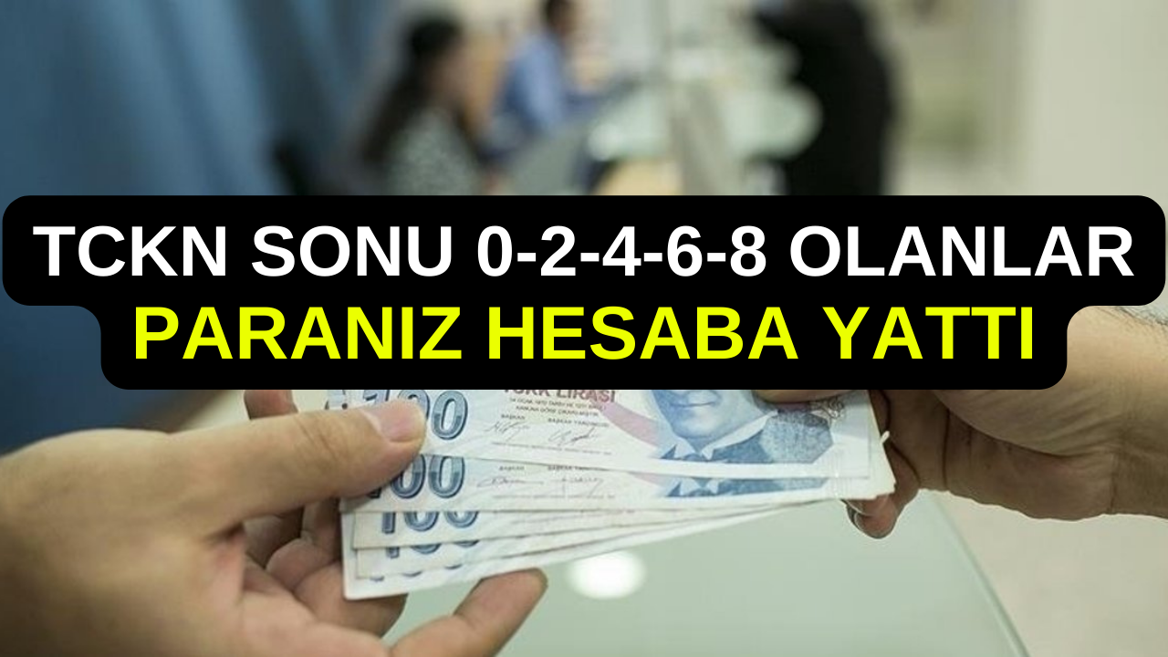 TCKN Sonu 0-2-4-6-8 Olanlar 50.000 TL Alacak! Para Hesabınıza Yatacak! IBAN'ınızı Kontrol Edin