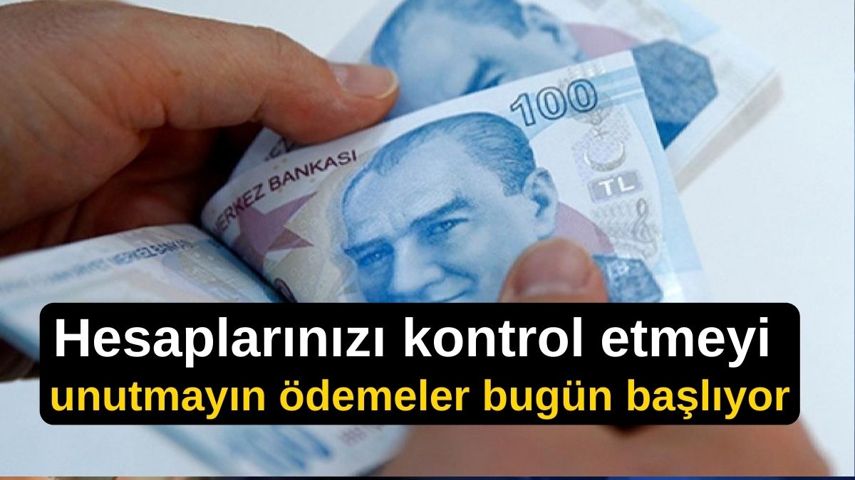 Hesaplarınızı kontrol etmeyi unutmayın ödemeler bugün başlıyor! Bakan Yumaklı MÜJDEYİ verdi