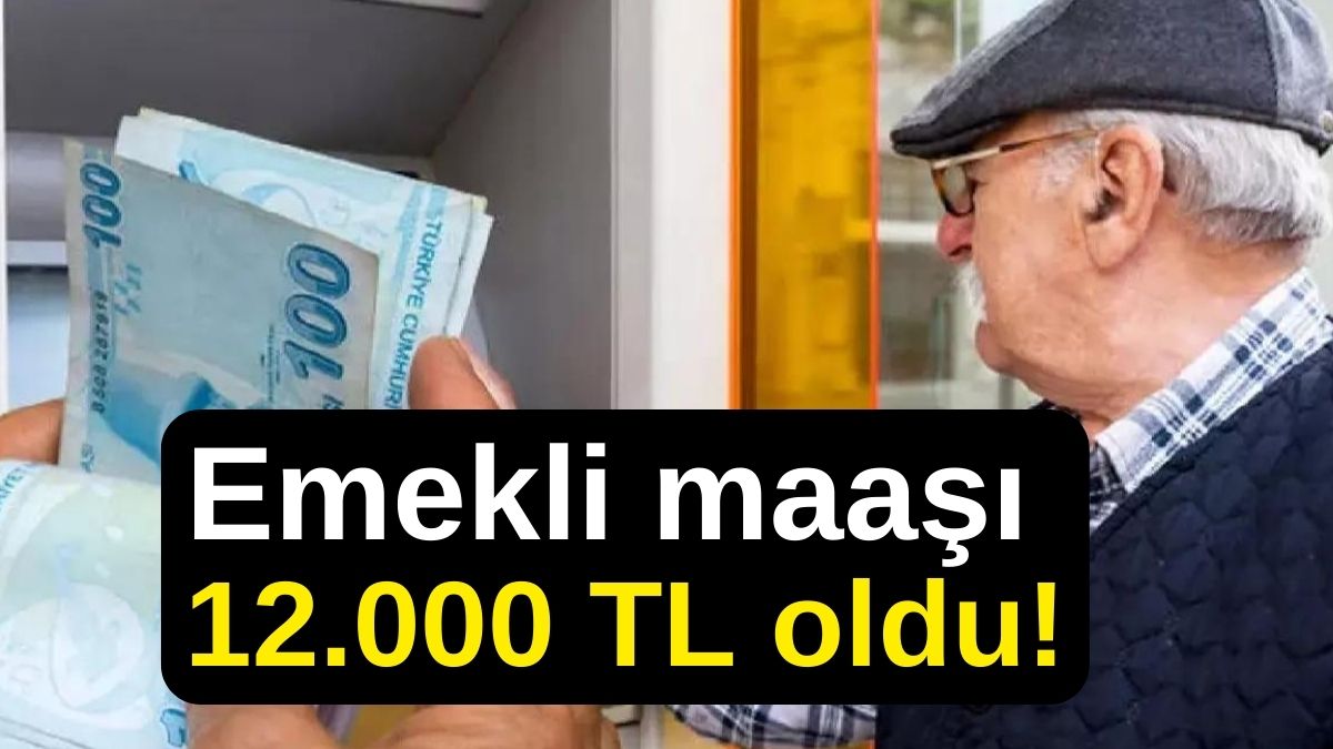 E-devlet'ten şimdi bakın! Bu şartı sağlayan emeklilerin maaşı 12.000 TL'ye yükselecek