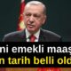 EMEKLİ MAAŞ ZAMMINDA 3’LÜ FORMÜL! Başkan Erdoğan yeni emekli maaşı için tarih vermişti! En düşük emekli maaşı 10 bin TL’yi geçecek! Kök aylık ve seyyanen zam…