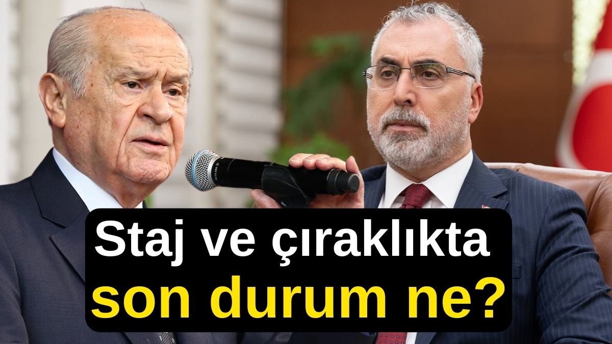 Staj ve çıraklıkta son durum nedir Staj ve çıraklık sigortası emeklilikte başlangıç sayılacak mı İşte staj ve çıraklıkta son gelişmeler...