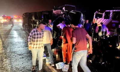 Denizli'de Korkun Kaza! 5 Araç Karıştığı Kazada 3 Kişi Öldü