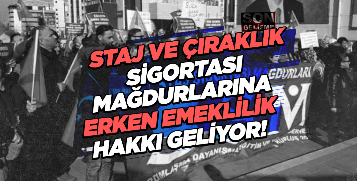 Staj ve Çırak Mağdurlarına Özel Kısmi Emeklilik Formülü Kesinleşti