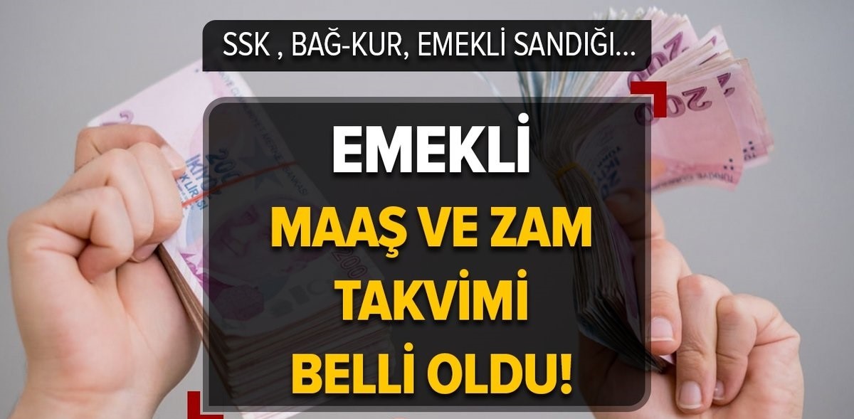 Emekli zam takvimi! Zam miktarı Az önce açıklandı! Kasım ve Ocak’ta emekliye çifte zam müjdesi