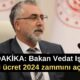 SON DAKİKA: Bakan Vedat Işıkhan Asgari ücret 2024 zammını açıkladı!