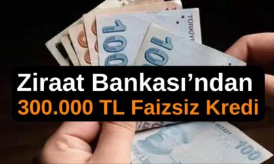 300.000 TL Faizsiz Kredi! Ziraat Bankası’ndan Kredi Kampanyası! Kredi Muslukları Açıldı