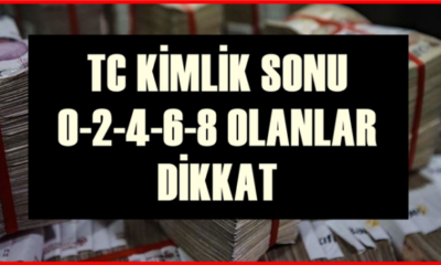 TC Kimlik Numarasının Sonu 0-2-4-6-8 Olanların Hesabına 11.000 TL Ödeme Yapılacak