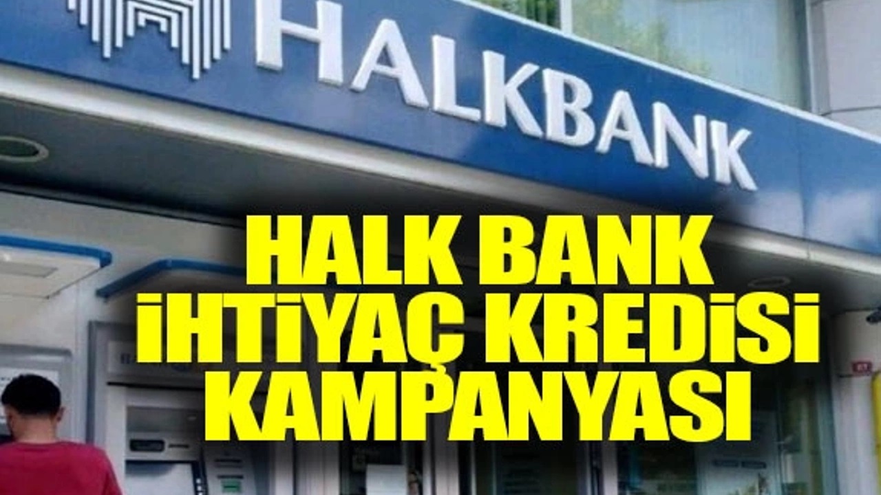 Halkbank'tan Memurlara Özel Kredi! 3 Ay Ödeme Yok! En Düşük Faiz Oranıyla İhtiyaç Kredisi
