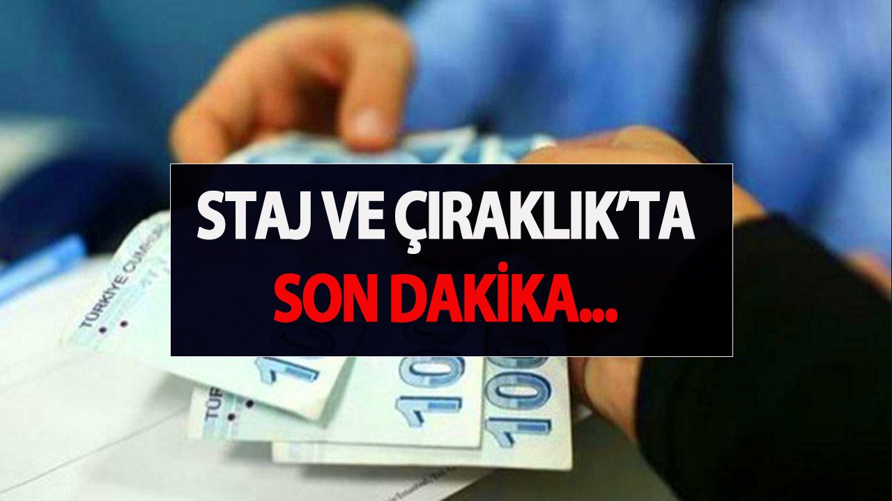 Staj ve Çıraklık Sigortası Mağdurlarına 6 Yıla 1 Yıl Verilecek! Müjdemizi İsteriz! Emeklilik Yaşınız Düştü