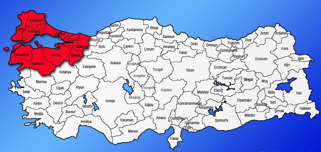 Marmara Yeniden Şiddetli Yağmurlara Esir Olacak! Perşembe Gününe Dikkat! Kocaeli, İstanbul, Bursa, Yalova ve Sakarya