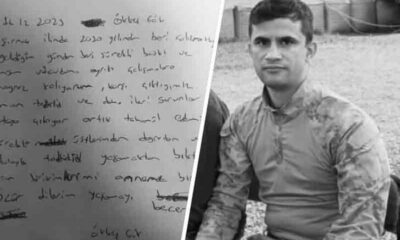 Şırnak’ta Görev Yapan Uzman Çavuş Ökkeş Gök, ardında bir mektup bırakarak intihar etti