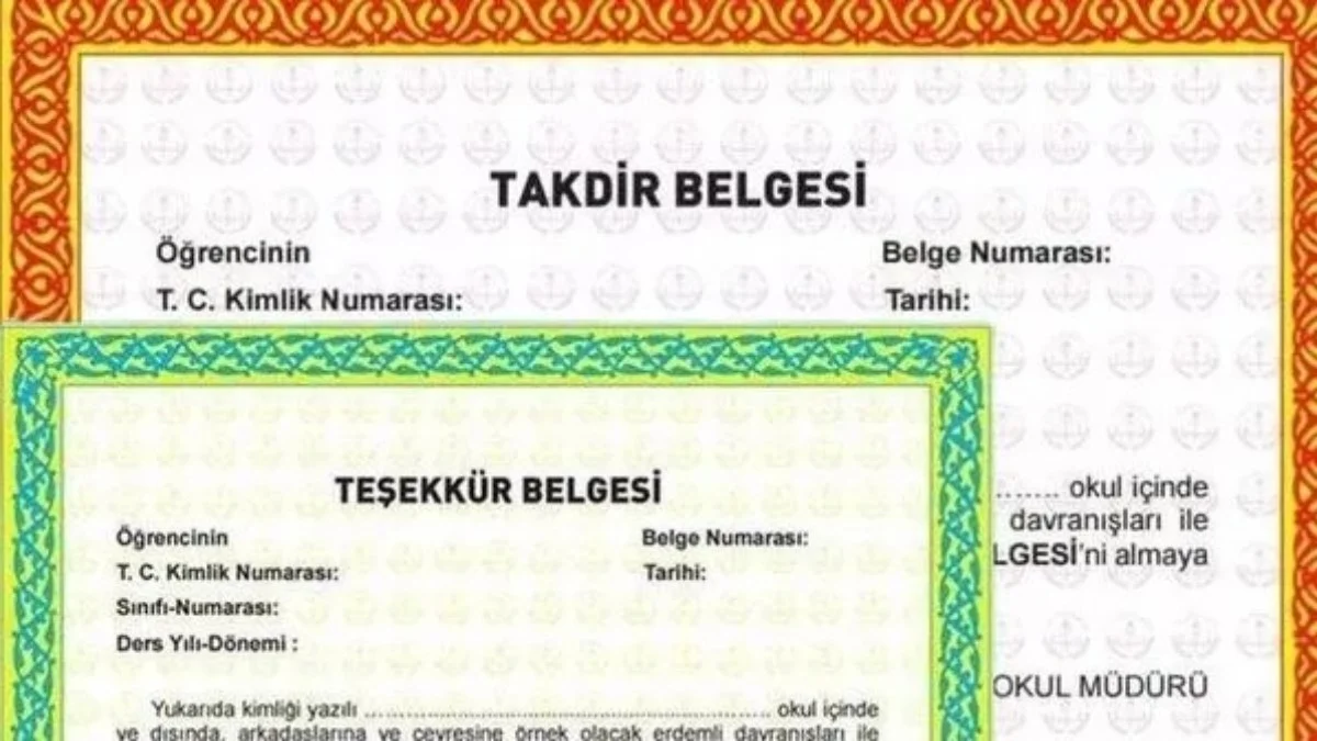 Takdir Teşekkür Hesaplaması 2024: Tüm 5,6,7,8,9,10,11,12. Sınıflar İçin Takdir Teşekkür Belgesi Nasıl Hesaplanır, Kaç Puan Gerekiyor?