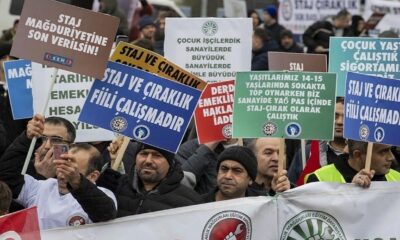 Staj ve çıraklık sigortası mağdurları Ankara’da, kademeli emeklilik isteyenler İstanbul’da eylem yaptı...