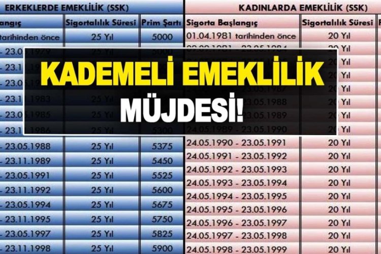 Kademeli Emeklilik 2024! Kademeli Emeklilik Çıkacak Mı, Torba Yasa'da Var Mı? İşte Şartlar