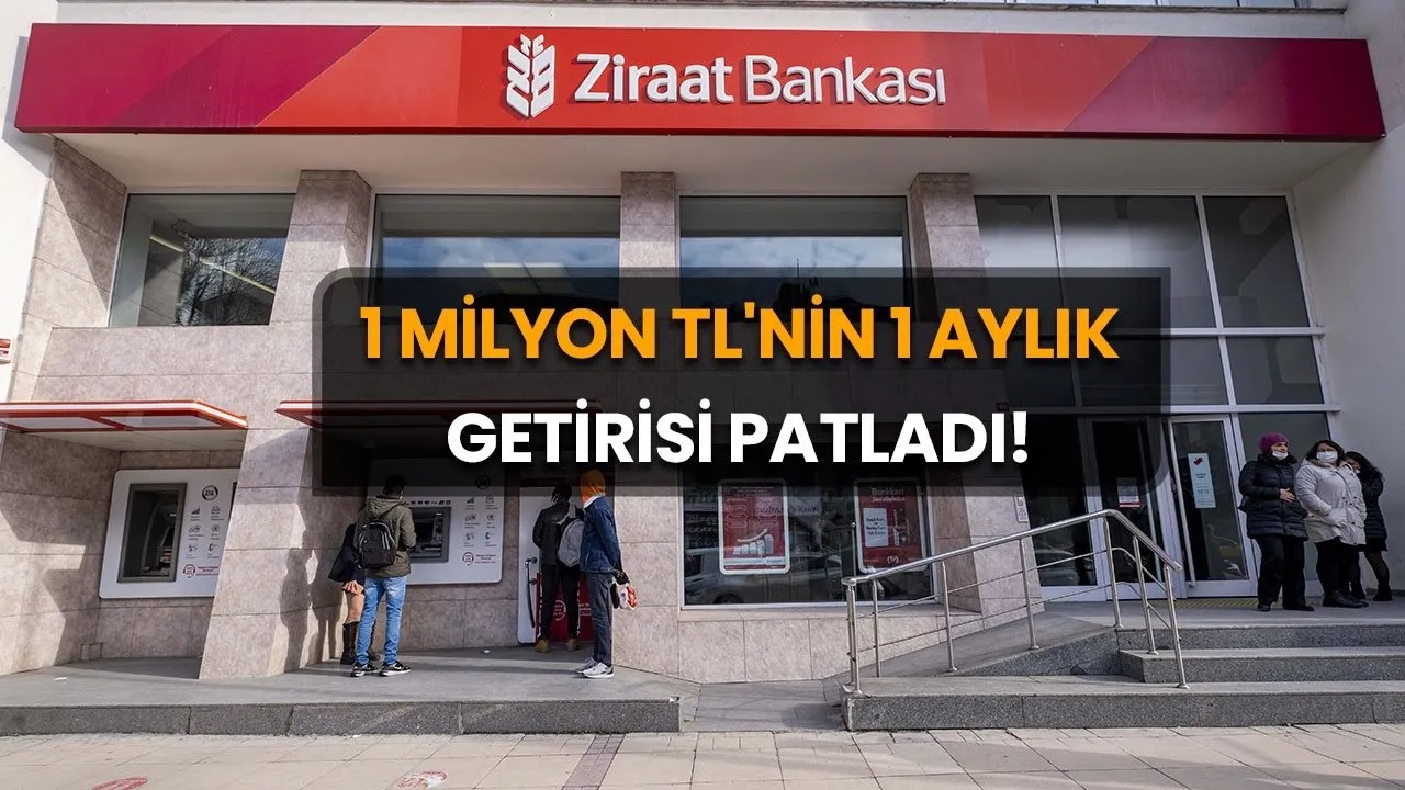 2024 Mevduat faizleri güncellendi! 1 milyon TL'nin aylık getirisi uçtu