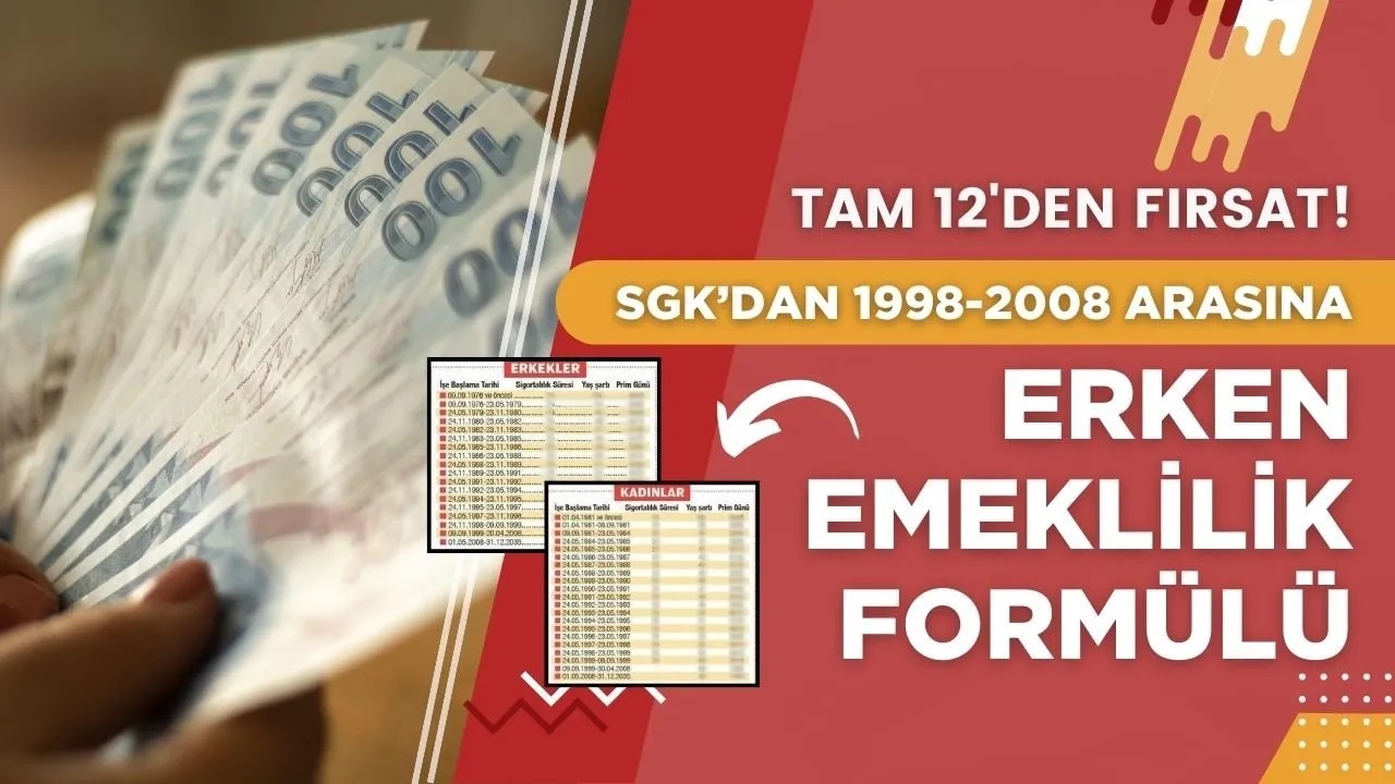 Emeklilik bekleyene fırsat! 1998 2008 arasına SGK 7'lik formülü verdi!