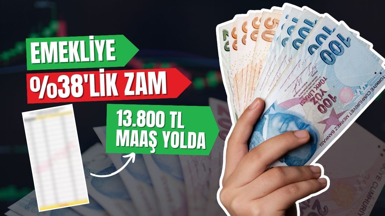 Emekliye yüzde 38 zam! SSK, Bağ-Kur'luya 13.800 TL maaş ile 450 TL ek ödeme yolda! 10.000, 11.455 üstü alanlar temmuzda...