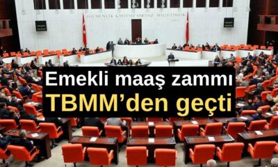 Emekli maaş zammı TBMM’den geçti