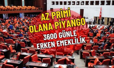 TBMM’den AÇIKLAMA! 3600 4200 5400 Gün Erken Emeklilik İçin Yetecek