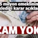 SSK ve Bağ-Kur Emeklilerine Kök Maaş ZAMMI YOK! Kimse Bunu Tahmin Edemedi! Emekliler İsyan Ediyor