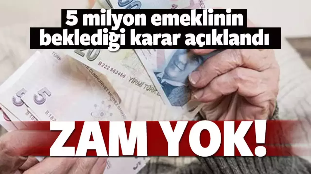 SSK ve Bağ-Kur Emeklilerine Kök Maaş ZAMMI YOK! Kimse Bunu Tahmin Edemedi! Emekliler İsyan Ediyor