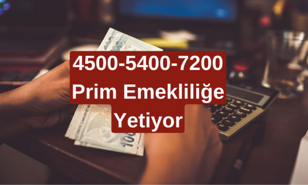 4500-5400-7200 Günle 6 Sene Erken Emeklilik! Eksik Gün Primi Olanlara Şahane Haber