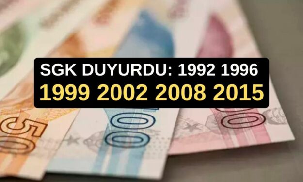 SGK DUYURDU 1992 1996 1999 2002 2008 2015: 3596-5375-7200 gün primle emeklilik netleşti! SSK, Bağ-Kur...