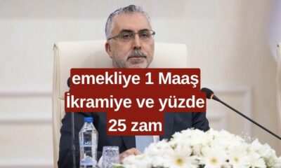 Emekliye Çifte Müjde! Bakan Işıkhan, 1 Maaş İkramiye ve Yüzde 25 Zammı Açıkladı