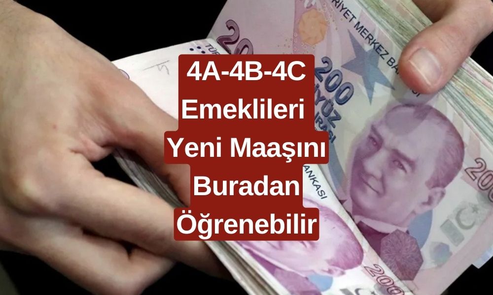 Zamlı Maaşını Merak Eden 4A,4B,4C Emeklileri Buraya Eski Maaşı 10.000 TL Olan Emekli Şimdi Ne Kadar Alacak?