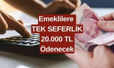 Bu Akşam Müjde Var! Emekli Maaşı Alan Herkes İçin Tek Sefere Mahsus 20.000 TL Ödeme Yapılacak