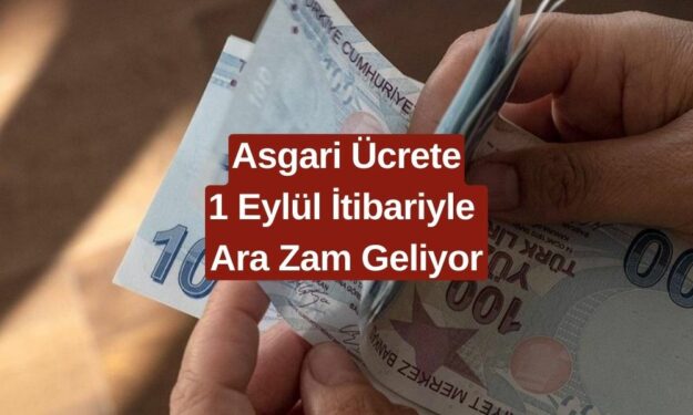 Asgari Ücrete Ara Zam Müjdesi! 1 Eylül'den İtibaren Maaşlar Değişiyor! Rakam Belirlendi