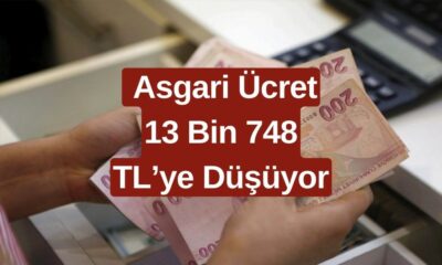 Asgari Ücretli Zam Beklerken Maaş Düşüşü Geldi! Asgari Ücret 13 Bin 748 TL’ye Düşüyor