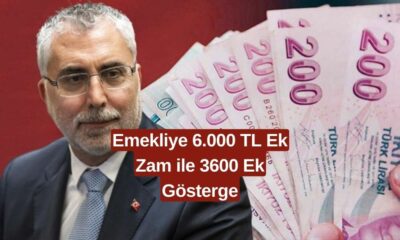 Emekliye 6.000 TL Ek Zam ile 3600 Ek Gösterge! Bakan Işıkhan’dan Açıklama Geldi