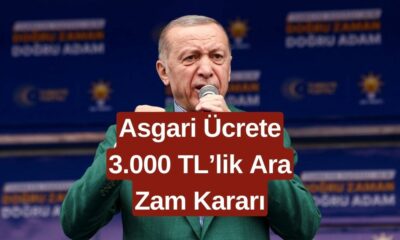 Asgari Ücrete 3 Bin TL'lik 2. Ara Zam! Düz Hesap 20 Bin TL Oluyor: İşte Tarih ve Şartlar