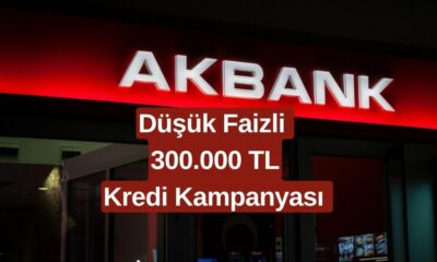 Akbank 300.000 TL Ödeme Veriyor! Üstelik 3 Ay Boyunca Ödeme Yok! Aylık Taksitleri Ne Kadar?